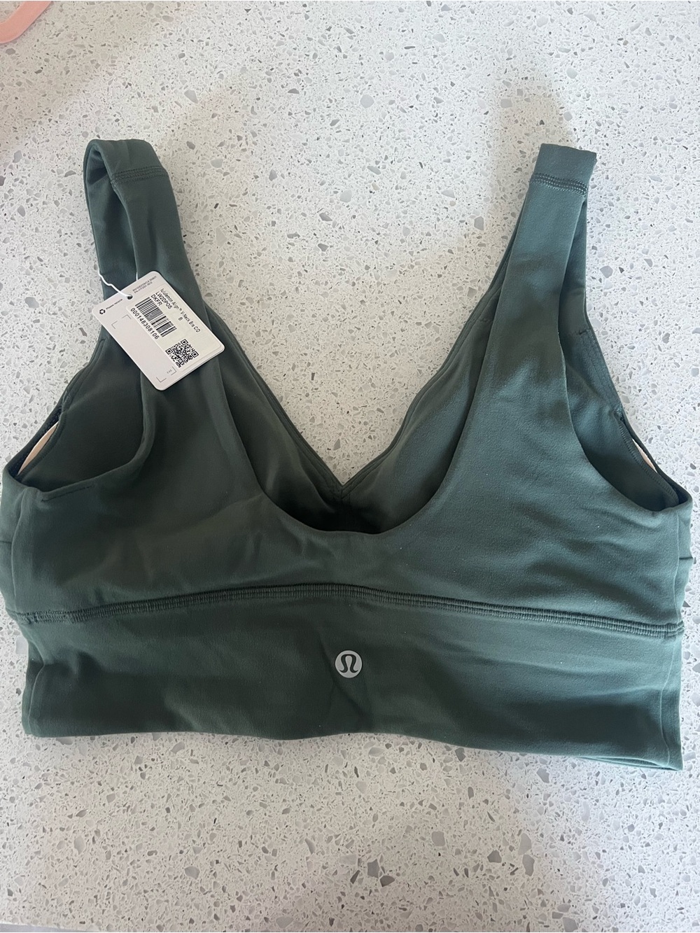 lululemon Align™ V-Neck Bra C/D (NWT) in Dark Forest (Green/Greyish) - Picture 8 of 13